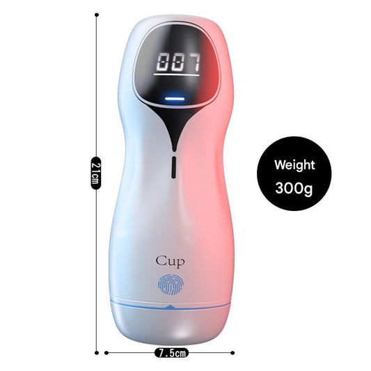 Adult sex toys aircraft cup electric fully automatic penis trainer telescopic clamp suction male toy